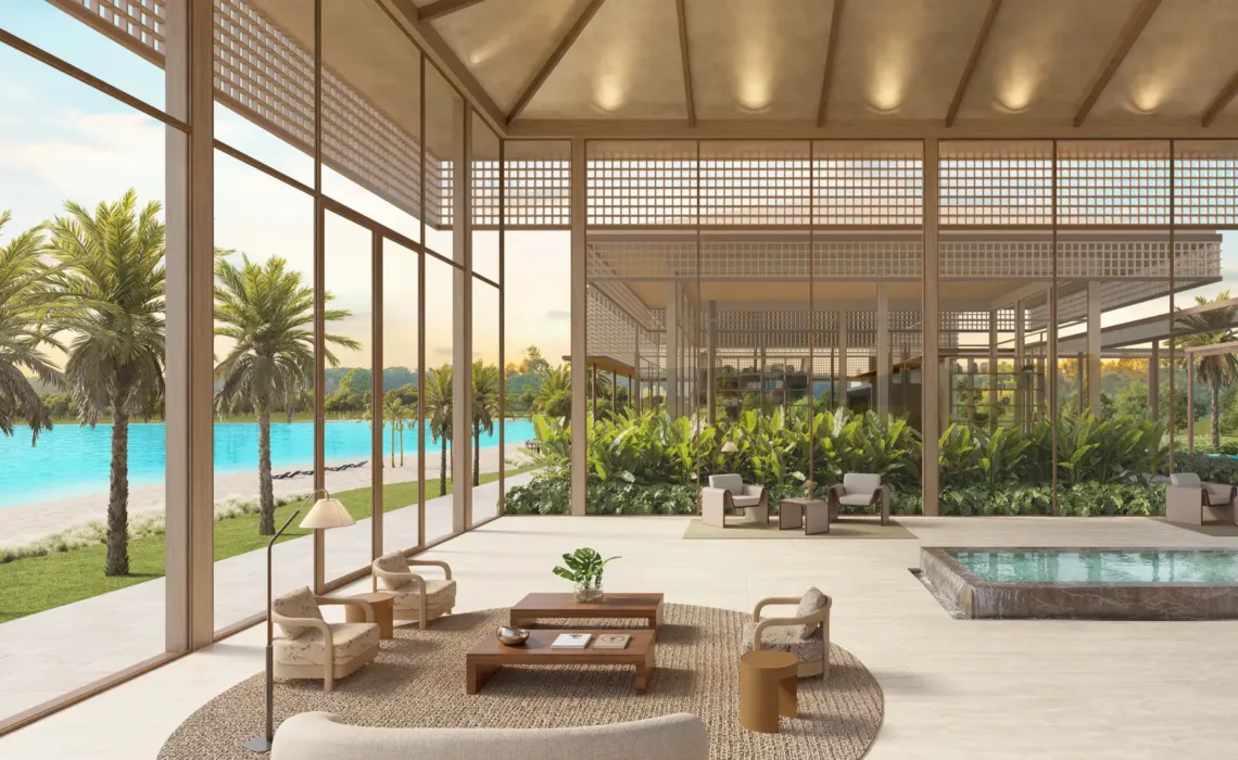 Amenities clubhouse lobby