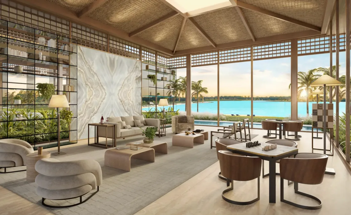 Amenities clubhouse lounge
