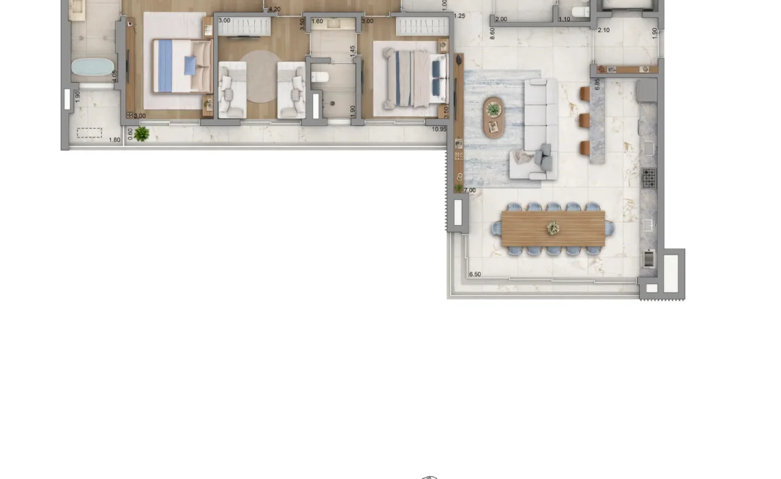 Real estates apartamentos 170m amalfi puglia padrao
